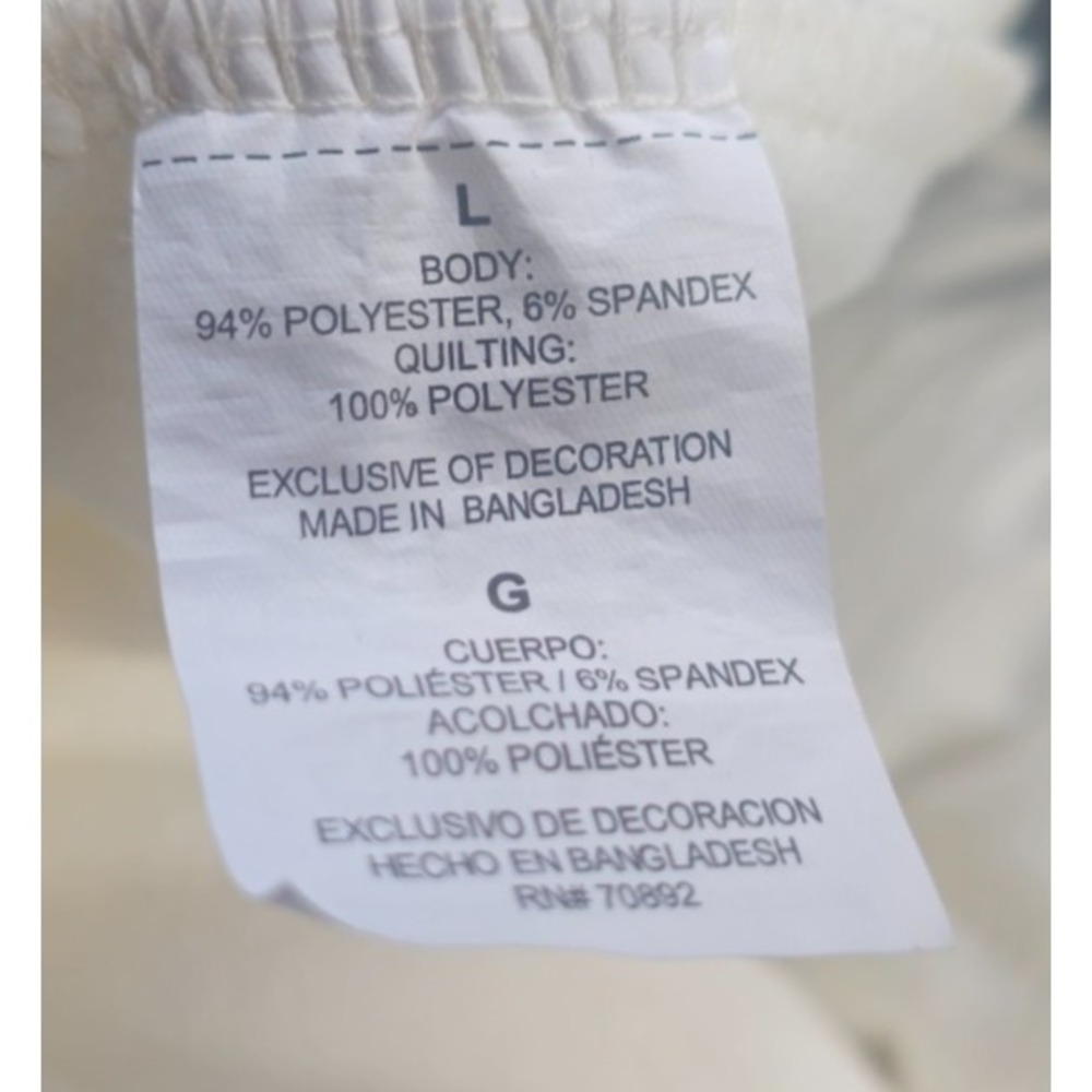 Layer 8 Subzero Jacket Winter White Quilted Hybrid Hidden Hood Athleisure Sporty - Picture 3 of 10